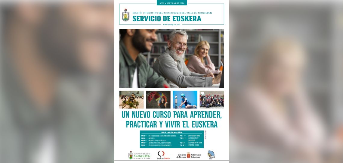 El boletín recoge toda la información acerca de los cursos y las ayudas económicas para aprender el idioma en el Valle.