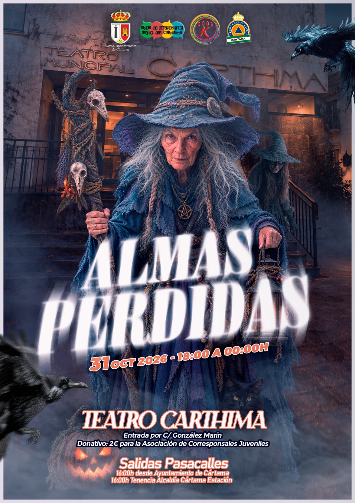 Los pasacalles saldrán a las 16.00 horas desde el Ayuntamiento y la Tenencia de Alcaldía de Estación de Cártama.
